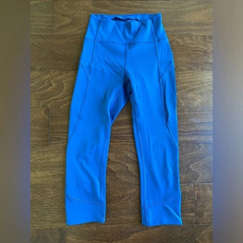 Lululemon Leggings Women’s 2 In Movement Crop Everlux “19 - Picture 5 of 11